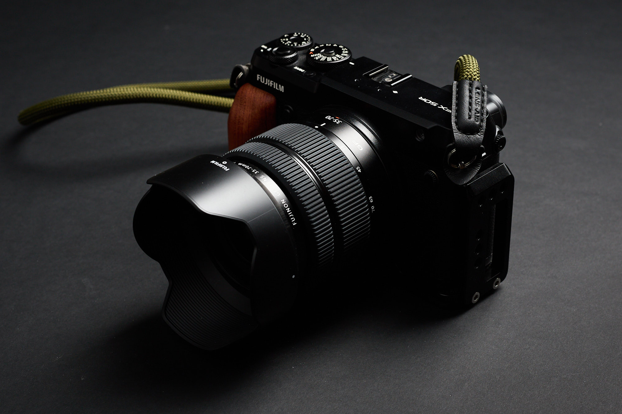 Fuji GFX mit dem Fujinon 63mm