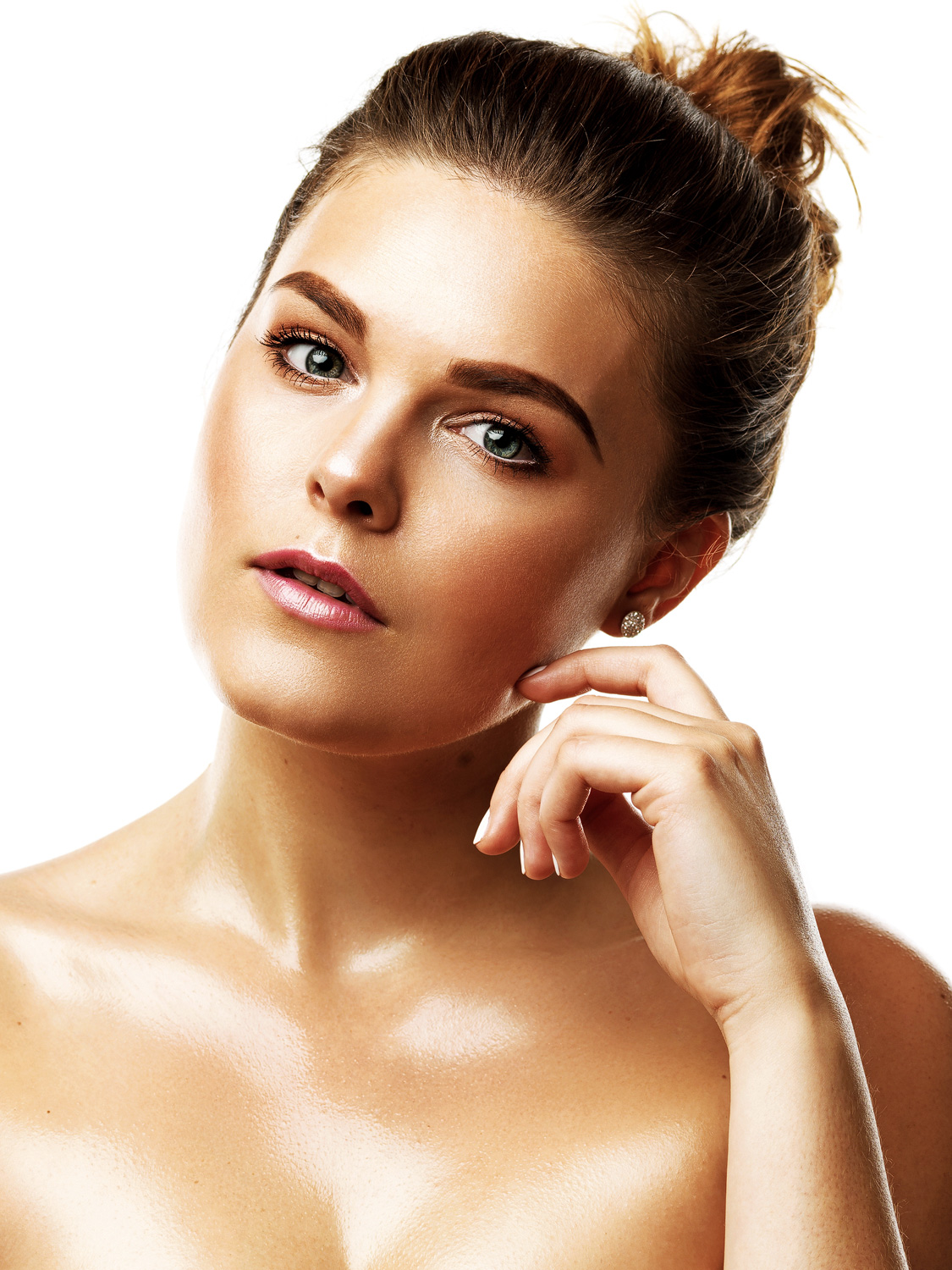 Beauty Editorial Teresa mit Make-Up von Marion Pail by Dominique Hammer Fotograf Wien