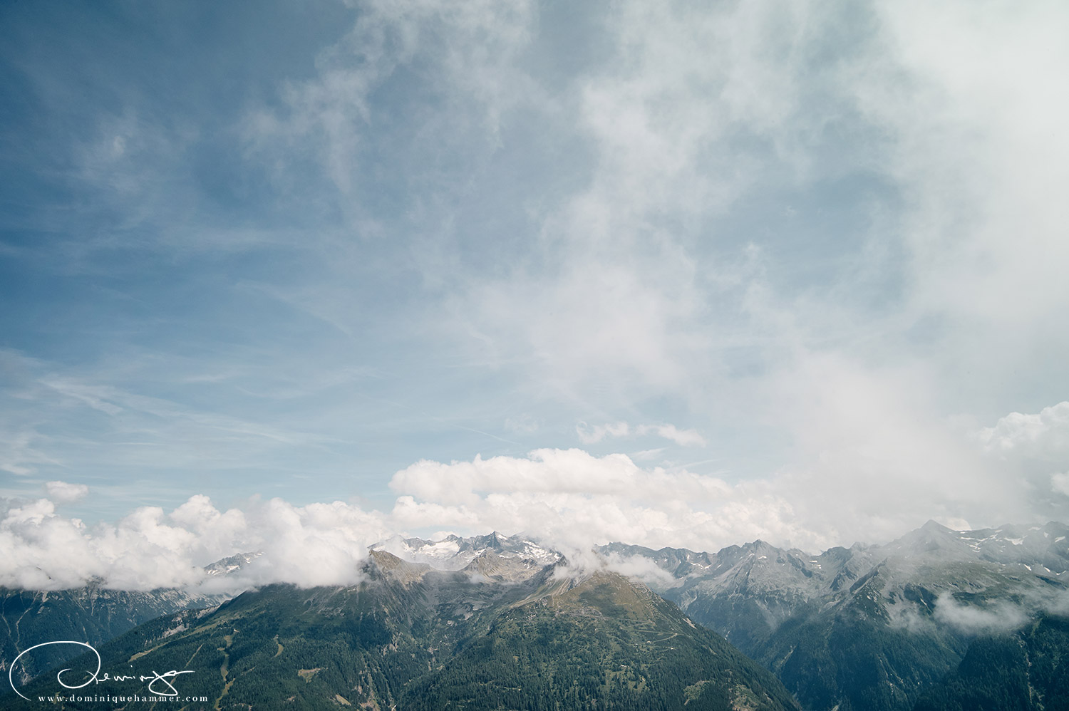 Die Berge auf dem Stubner Kogel in Bad Gastein von Fotograf Dominique Hammer