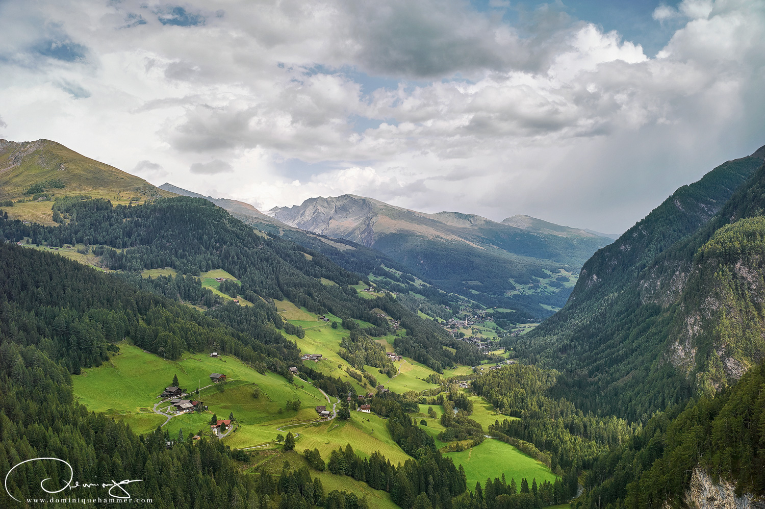Blick auf das M&ouml;lltal von Fotograf Dominique Hammer