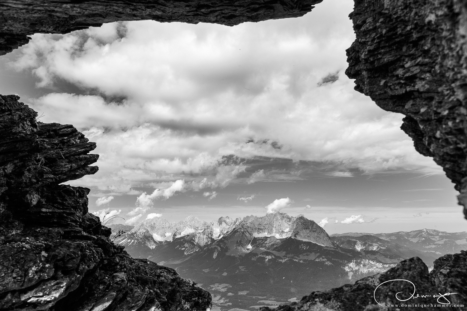 Blick auf die Berggipfel vom Kitzb&uuml;heler Horn von Fotograf Dominique Hammer