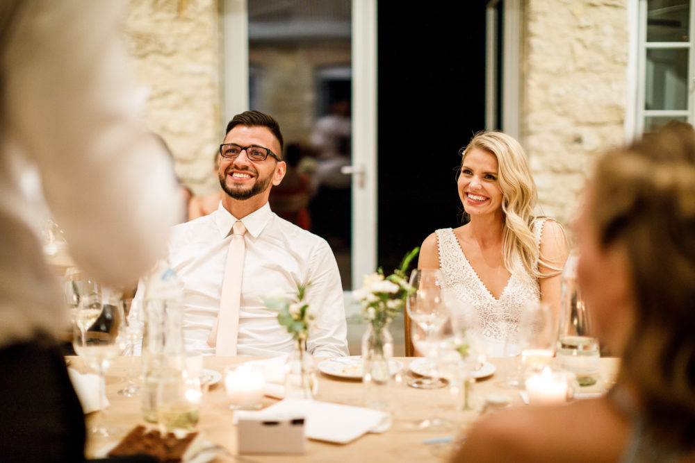 Hochzeitsfotografie aus Trausdorf an der Wulka, Im Bild: Die Rede des Trauzeugen