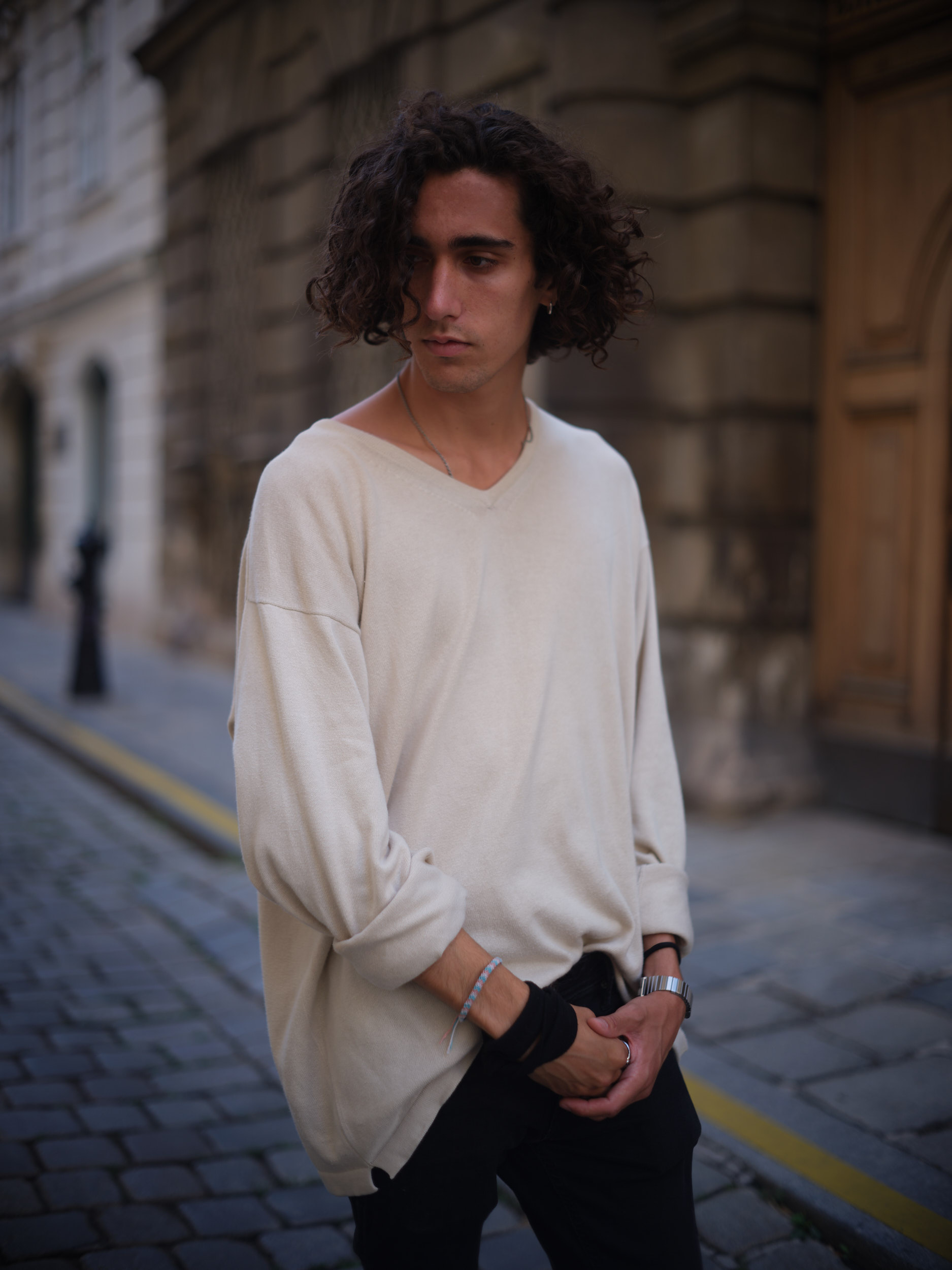 FUJI GFX Minolta MC Rokkor 55mm F1,7 Test with Nicolas