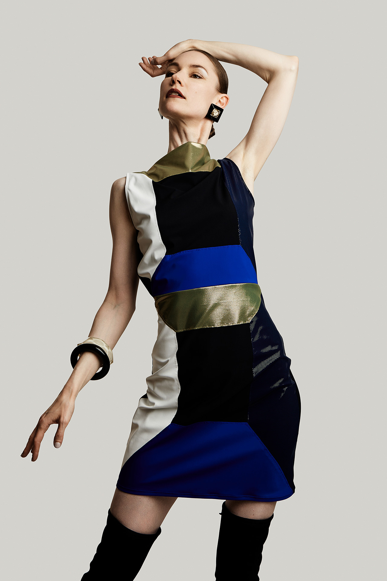 Portrait of Grazyna wearing Fashion by Prototype Schumacher by Dominique Hammer Grazyna, 2024. Fashion: Prototype Schumacher