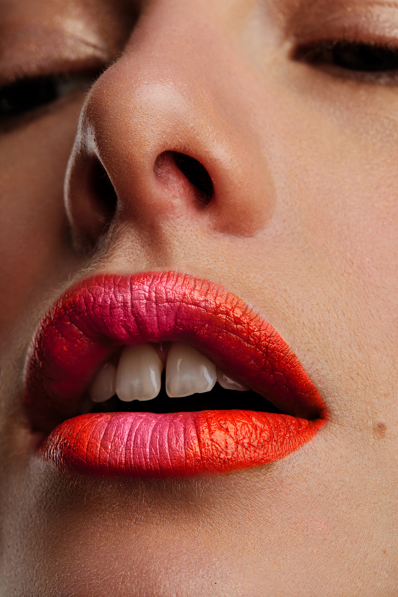 Portrait of Lydia from Addicted to Models, Make Up by Katja Hofer, Photo by Dominique Hammer Lydia, 2024
